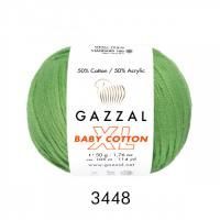GAZZAL  BABY COTTON XL  3448 - 50% Хлопок, 50% Акрил 50 г/105 м